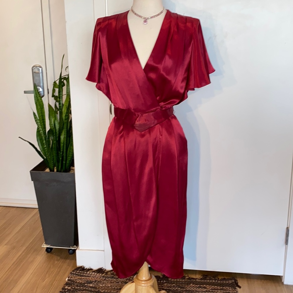 Vintage satin evening/formal dress